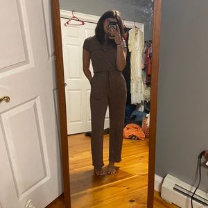 Tanish purple jumpsuit